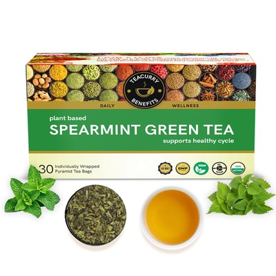 Spearmint Green Tea - spearmint green tea benefits - best brand spearmint tea