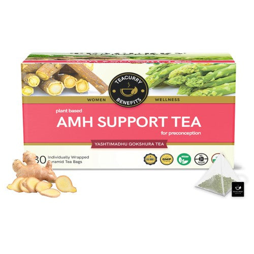 Teacurry AMH Support Tea For Women - anti mullerian hormone fertility - amh levels and fertility