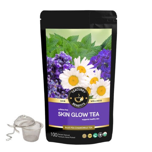 Teacurry Skin Glow Tea Pouch with Infuser