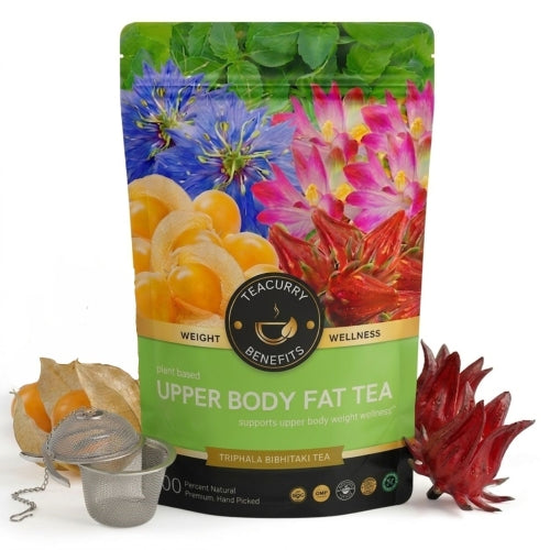 Teacurry Upper Body Fat Tea - Loose Tea Pouch with Infuser