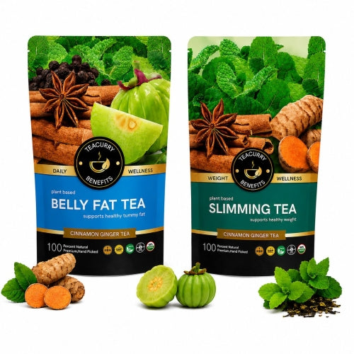 Teacurry Belly Fat Tea and Slimming Tea Pouches