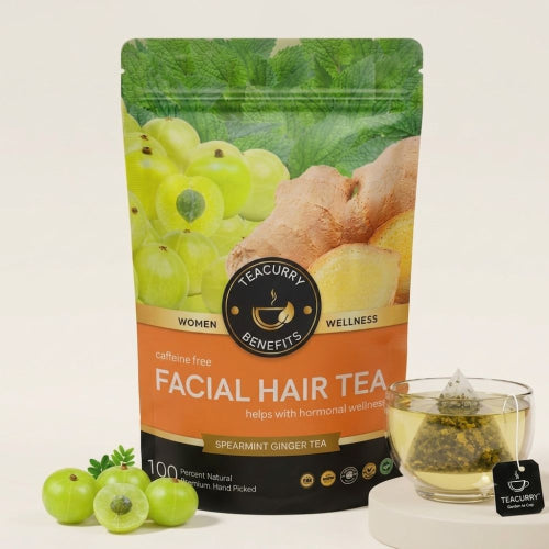 Teacurry Facial Hair Tea - Pouch Image