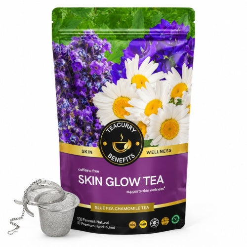 Teacurry Skin Glow Tea - Pouch with Infuser
