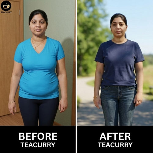 Teacurry She Balance Tea - Women Before and After