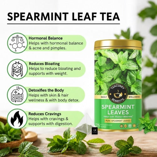 Benefits of Teacurry Spearmint Leaf Tea