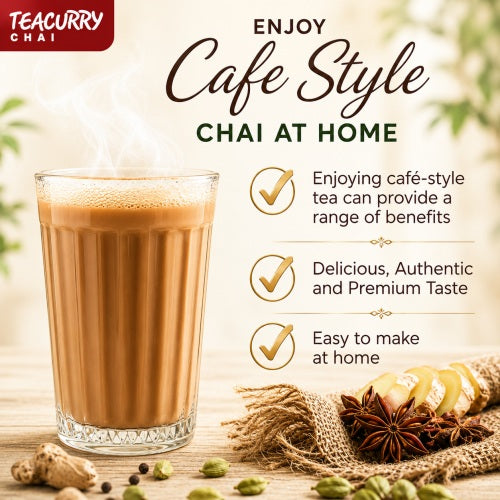 Teacurry Masala Chai - Cafe style - best masala chai tea
