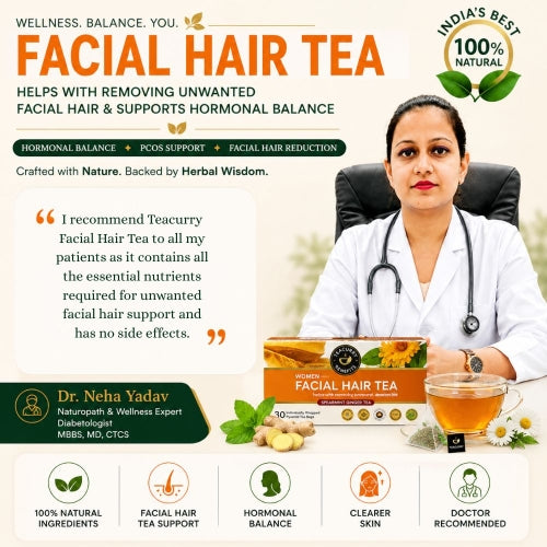 Dr. Neha Yadav Recommends Teacurry Facial Hair Tea
