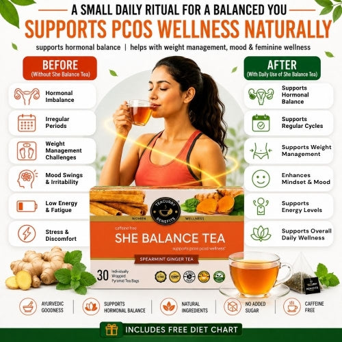 Without & With Use of Teacurry She Balance Tea