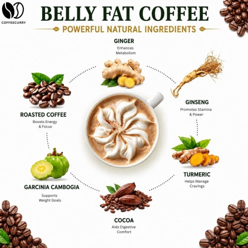 Coffeecurry Belly Fat Coffee - Natural Ingredients