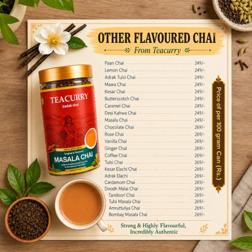 Teacurry other flavored teas - best masala tea