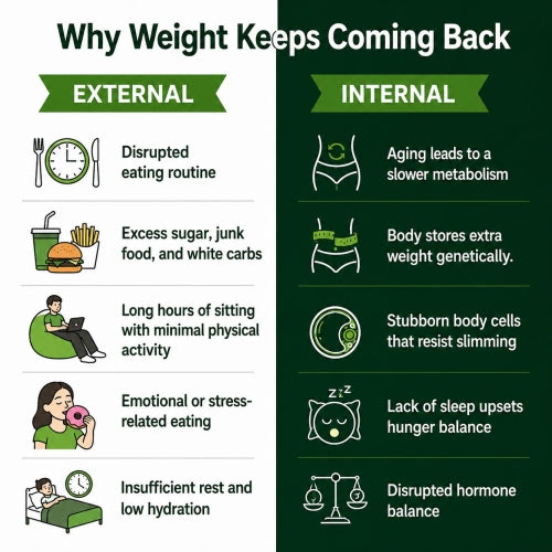 Why weight keeps coming back
