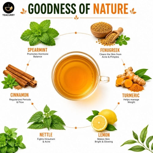 Teacurry She Balance Tea - Natural Ingredients