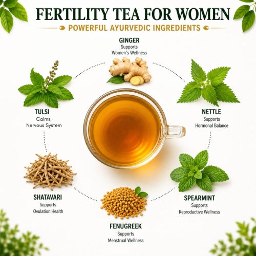 Ingredients of Teacurry Women Fertility Tea
