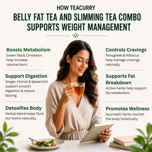 How Teacurry Belly Fat Tea and Slimming Tea works