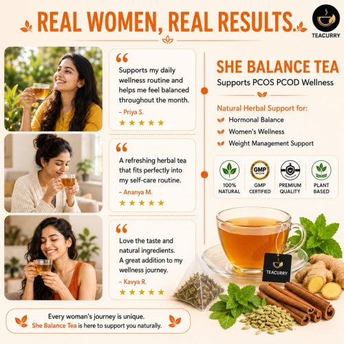 Teacurry She Balance Tea - Costumers 5 Star Review