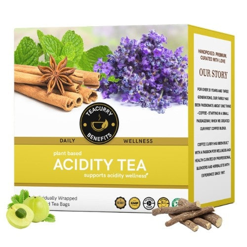 Teacurry Acidity Tea 3D Box