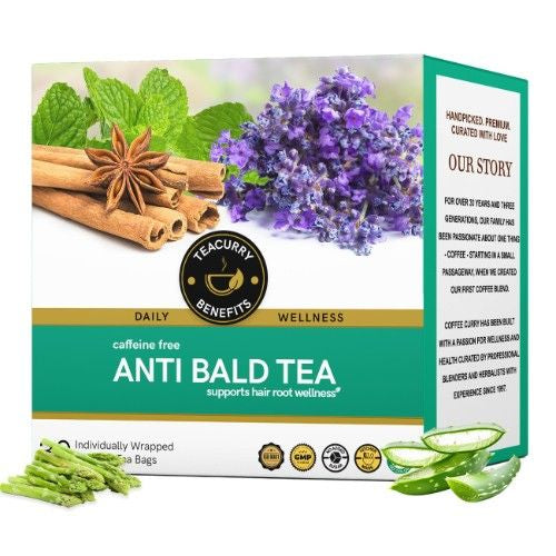 Teacurry Anti Bald Tea 3D Box