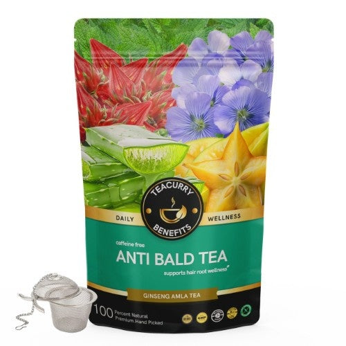 Teacurry Anti Bald Tea Pouch with Infuser