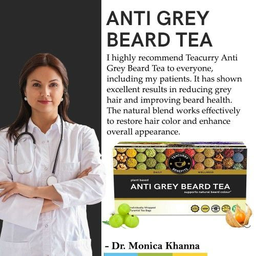 Teacurry Anti Grey Beard Tea Doctor Recommends