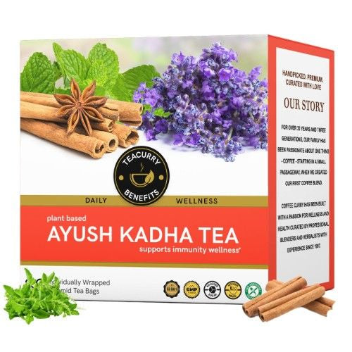 Teacurry Ayush Kadha Tea 3D Box