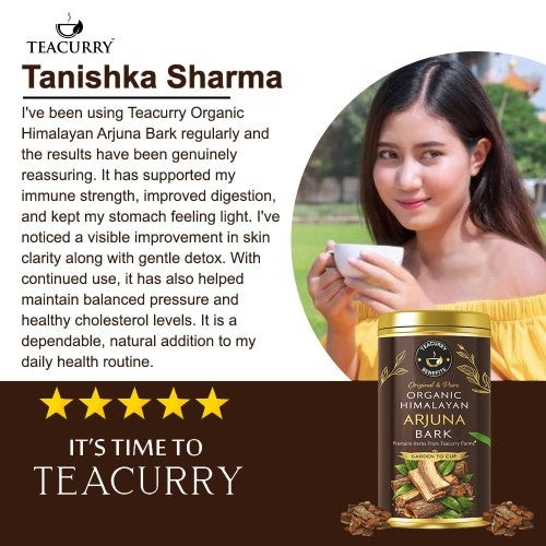 Testimonial Review of Teacurry Organic Himalayan Arjuna Bark