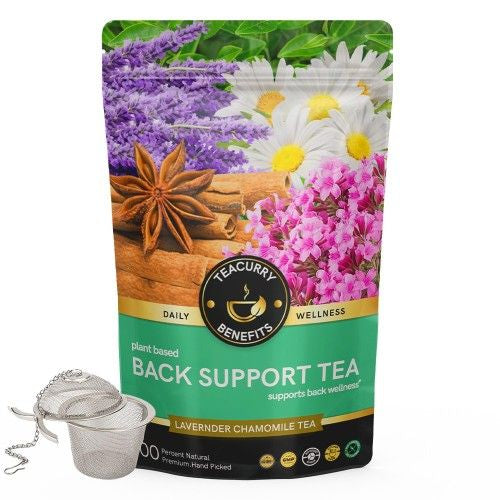 Teacurry Back Support Tea Pouch with Infuser