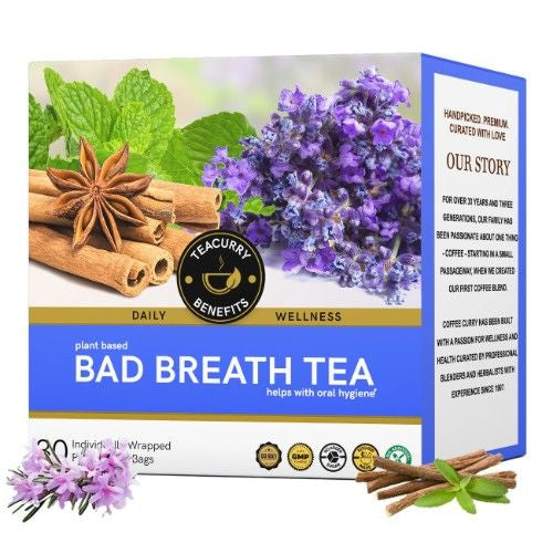 Teacurry Bad Breath Tea 3D Box