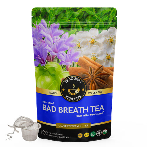Teacurry Bad Breath Tea Pouch with Infuser