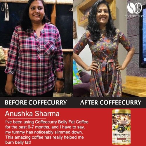 Coffecurry Belly Fat Coffee Before and After