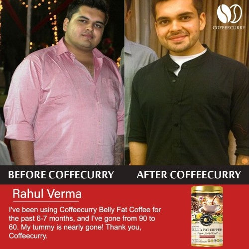Coffecurry Belly Fat Coffee Before and After