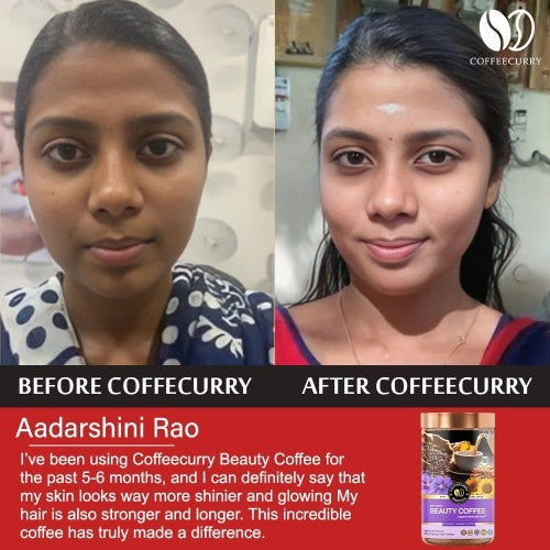 Coffeecurry Beauty Coffee Before and After