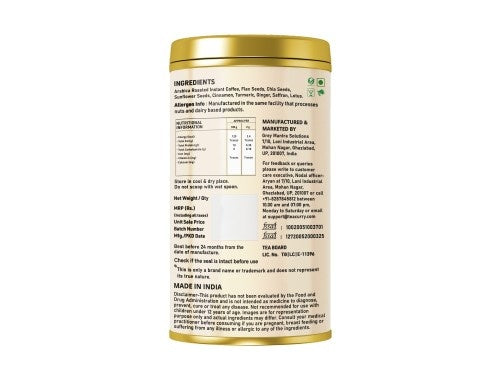 Coffeecurry Beauty Coffee Back Image