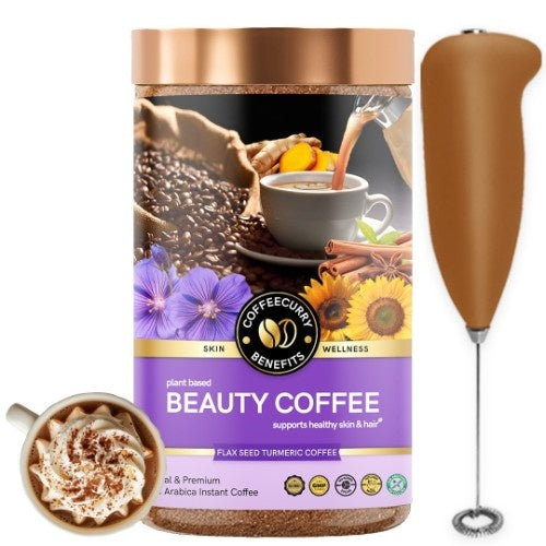 Coffeecurry Beauty Coffee with Frother