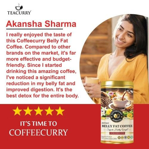 Coffecurry Belly Fat Coffee Testimonial Image