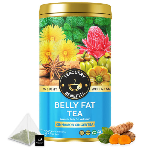Teacurry Belly Fat Tea Tin Can