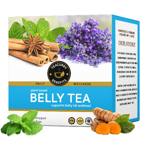 Teacurry Belly Tea 3D Box