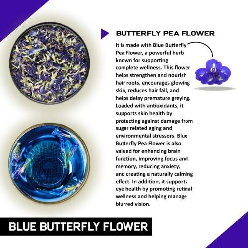 Teacurry Blue Butterfly Pea Tea Ingredients Image 