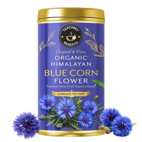 Teacurry Organic Himalayan Blue Cornflower Petals Main Image 