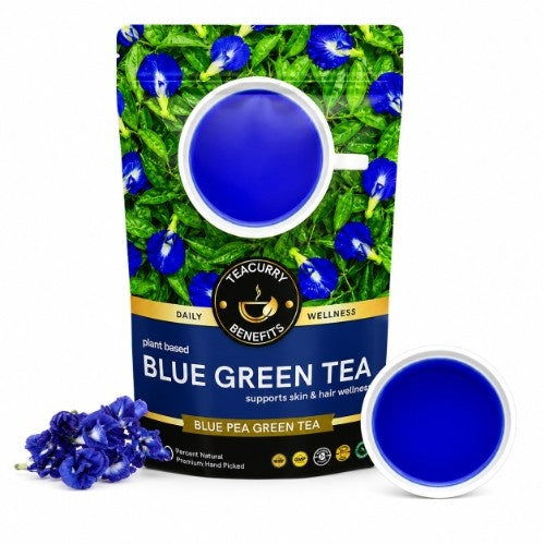 Teacurry Blue Green Tea Pouch 