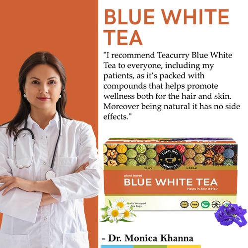 recommended by doctors for Blue White Tea