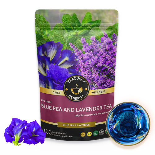 Teacurry blue pea lavender tea