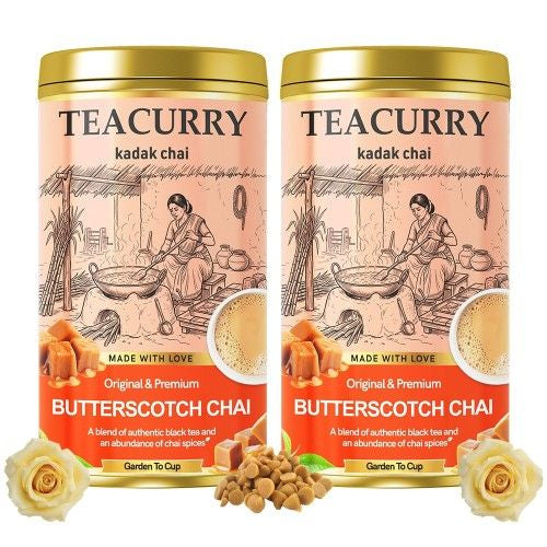 Teacurry Butterscotch Chai Tin Can 