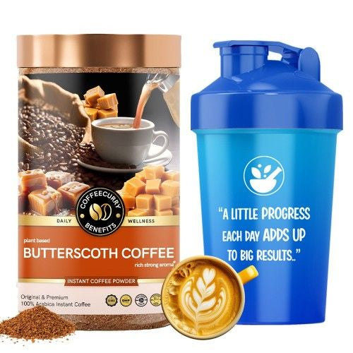 Coffeecurry Butterscotch Coffee with Shaker