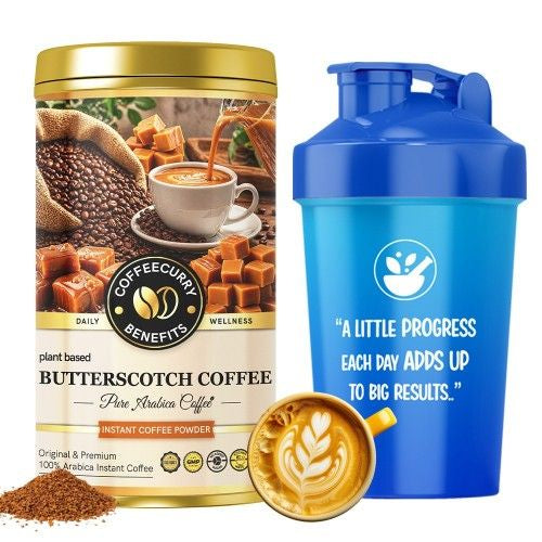 Coffeeurry Butterscotch Coffee with Shaker 