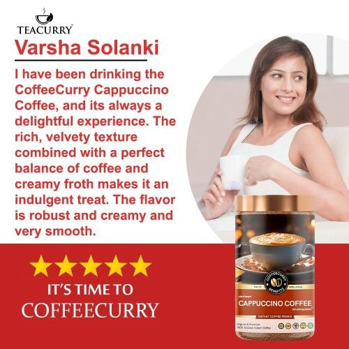 Coffeecurry Cappuccino Coffee Testimonial Image