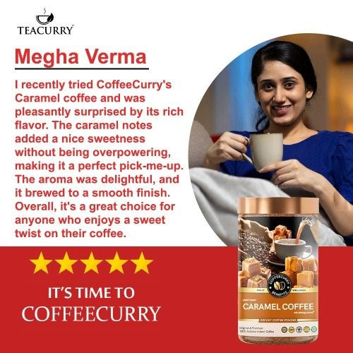 Coffeecurry Caramel Coffee Testimonial Image