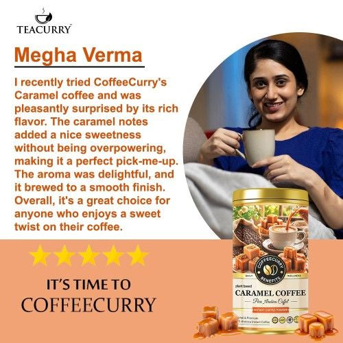 Tecurry Caramel Instant Coffee Powder Testimonial