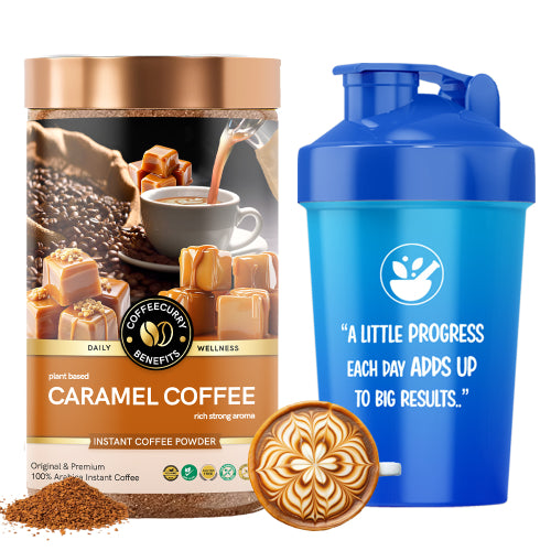 Teacurry Caramel Coffee with Shaker