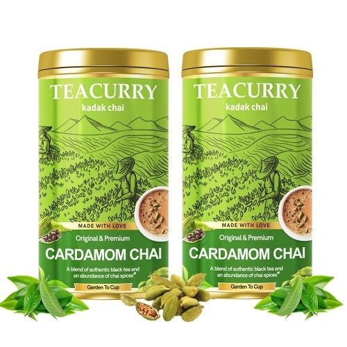 Teacurry Cardamom Chai Tin Can 