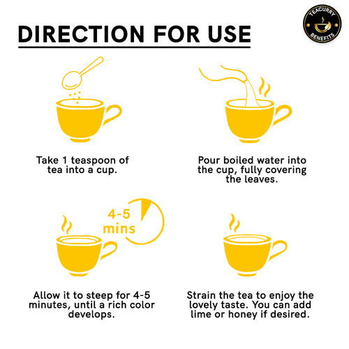 Teacurry Chamomile Tea Step to Prepare